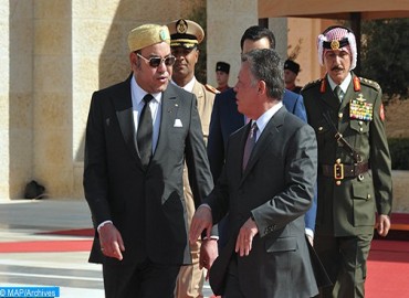 sm le roi roi abdallah de jordanie