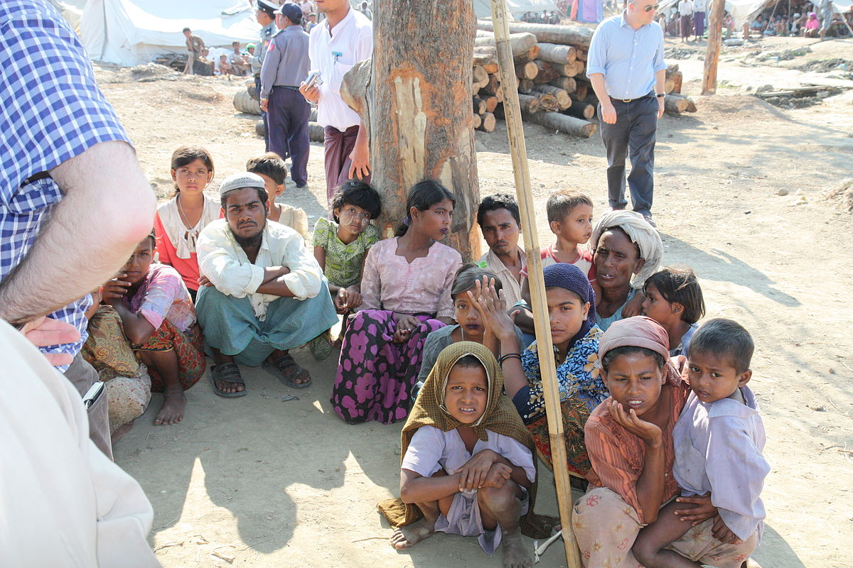 Displaced Rohingya people in Rakhine State 8280610831