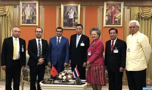 Bangkok le président lu2019Assemblée Nationale Thaïlande lambassadeur du Maroc à Bangkok M 504x300