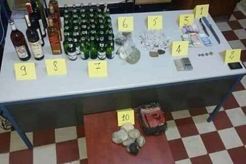 جرسيف:خمور و مخدرات و أسلحة،و الدرك الملكي يضع حدا لنشاط مشتبه فيهما. 1 IMG 20181012 WA0097