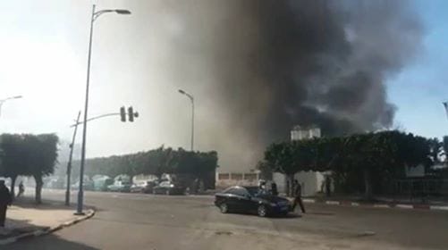 حريق مهول يضرب إحدى شركات صنع الاغطية بمدينة الزهور* + صور 1 IMG 20181014 WA0072