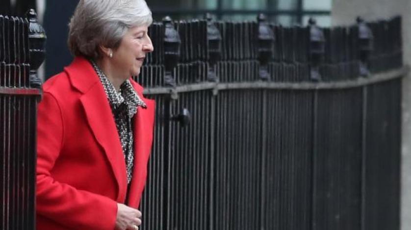 heresa May leaves 10 Downing Street in central London on November 16 afp 1
