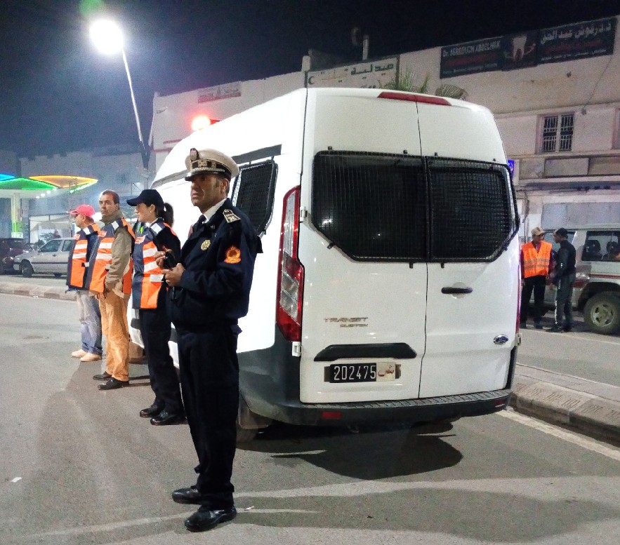 تيفلت : ترتيبات أمنية مكثفة لتأمين احتفالات رأس السنة 1 IMG 20190101 102443