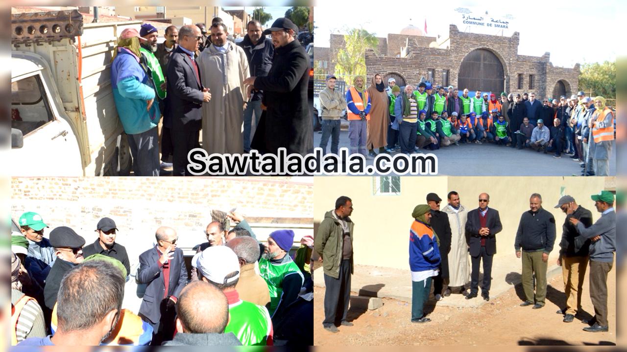 حملة إزالة مخلفات البناء الصلبة بالسمارة 1 IMG 20190112 WA0091