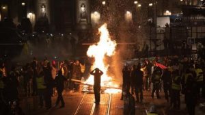 Yellow vests protest in Bordeaux epa