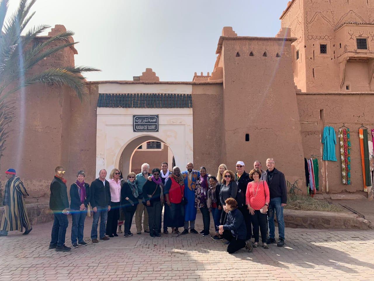 وفد من وكالات الأسفار الأمريكية يطلع بورزازات على المؤهلات السياحية للإقليم 1 1550844053825 AGANETS DE VOYAGES USA 2