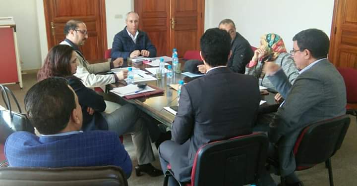 تيفلت :لقاء لدراسة مشروع اتفاقية "convention" تدبير قطاع النظافة بالمدينة مع الشركة الفائزة 1 FB IMG 1551271471593