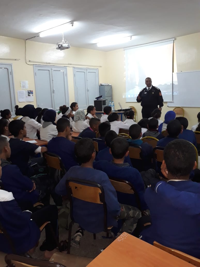 السمارة: الأمن الوطني "الانحراف الرقمي والوقاية من مخاطر الطريق" 1 IMG 20190202 WA0002