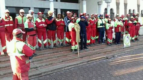 فدرالية اليسار الديمقراطي بسطات تطالب بخلق لقاء مستعجل على غرار احتجاج عمال النظافة 1 IMG 20190213 WA0017