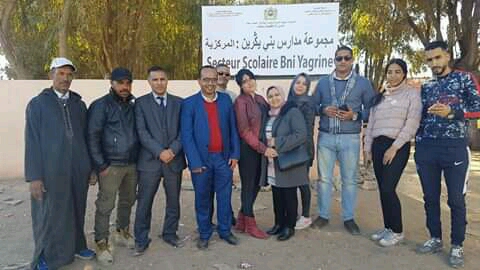 ﻗﺎﻓﻠﺔ ﻃﺒﻴﺔ ﺗﺤﻂ ﺍﻟﺮﺣﺎﻝ ﺑﻤﺠﻤﻮﻋﺔ ﻣﺪﺍﺭﺱ ﺑﻨﻲ ﻳﻜﺮﻳﻦ ﻣﺪﻳﺮﻳﺔ ﺳﻄﺎﺕ 1 IMG 20190215 WA0086