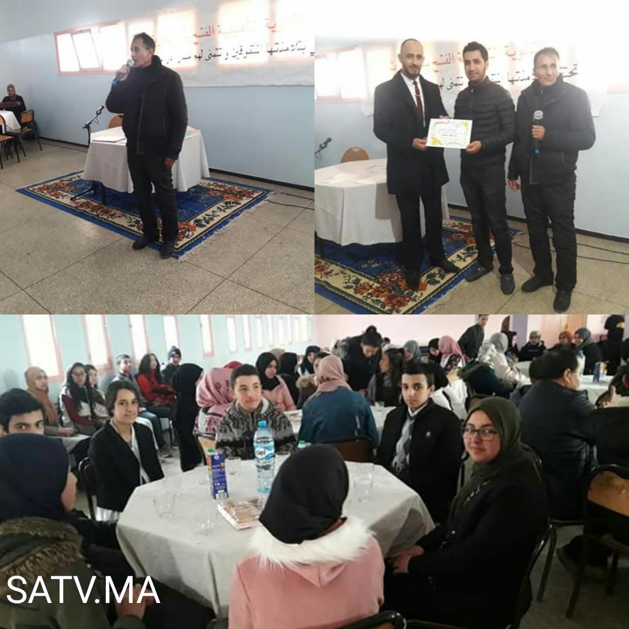 حفل تكريم التلميذات والتلاميذ المتفوقين بمؤسسة الفتح التأهيلية بتاوريرت 1 IMG 20190220 WA0227