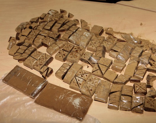 حجز حوالي طنين من مخدر الشيرا ضواحي مدينة تطوان 1 الشيرا