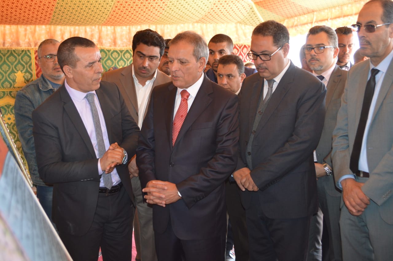 الوزير أوحلي والعامل أبو زيد يترأسان اجتماع تنفيذ مشاريع برنامج تقليص الفوارق المجالية والاجتماعية بالوسط القروي بإقليم سطات 1 IMG 20190319 WA0335