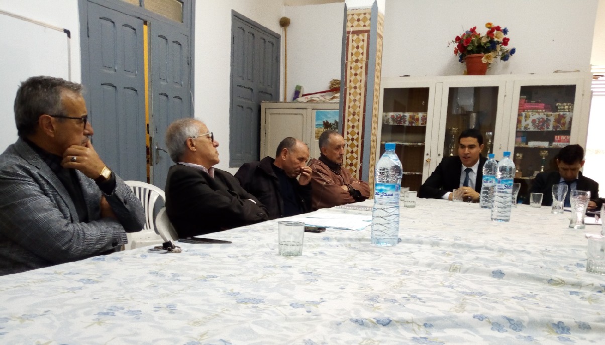 زيارة اللجنة المحلية للمبادرة الوطنية للتنمية البشرية لبعض مرافق مؤسسة التعاون الوطني بتيفلت 1 IMG 20190322 152842