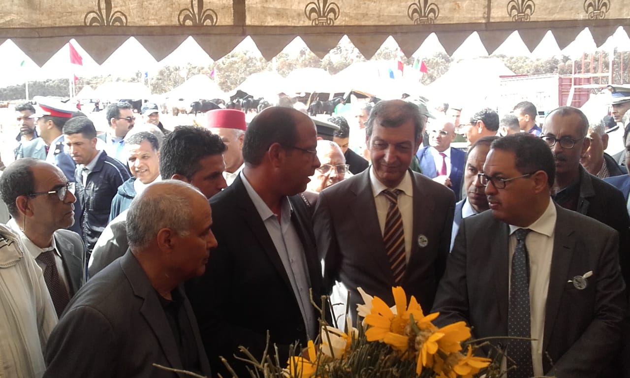 وفد رفيع المستوى يعطي انطلاقة النسخة السابعة لموسم الزهور بمشرع بن عبو بسطات 1 IMG 20190404 WA0066