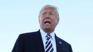 trump speaks with reporters before departure from elko regional airport in elko reuters