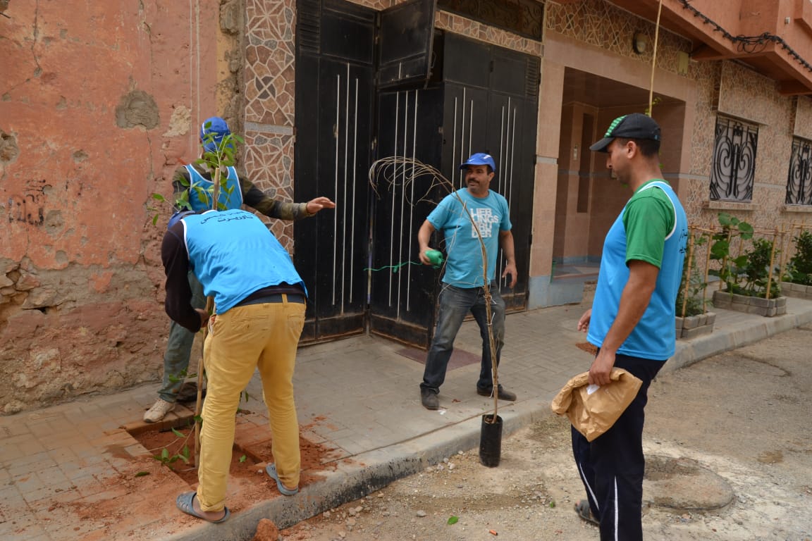 جمعية شمس تنظم عملية تشجير بتاوريرت 1 IMG 20190713 WA0127