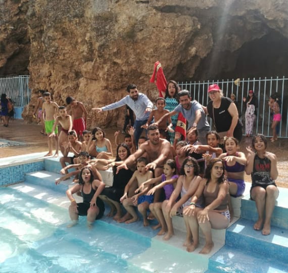 أطفال تيفلت يستفيدون من المرحلة الثانية للخييم بمخيمات بنصميم 1 IMG 20190723 WA0016