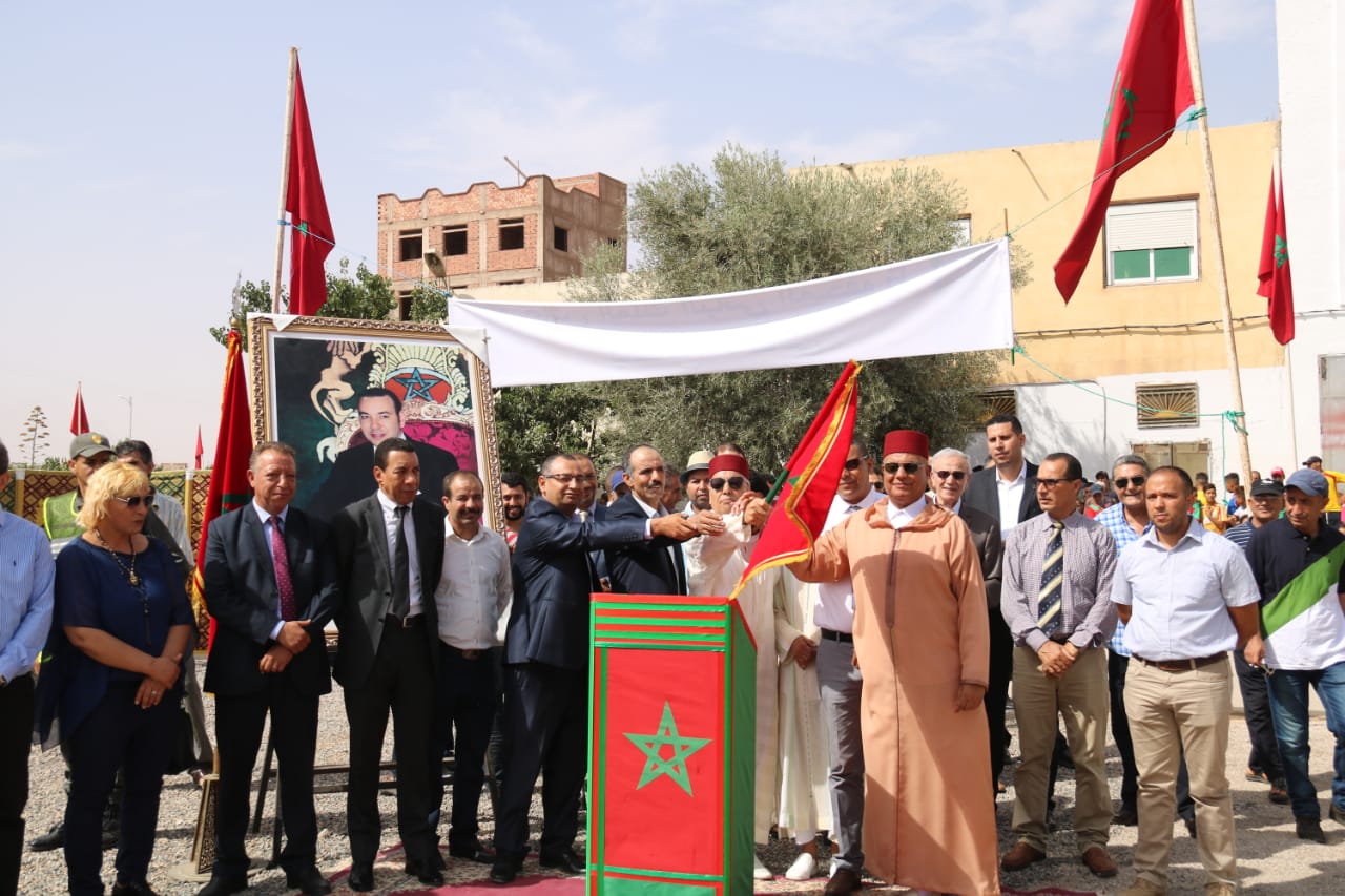 عامل اقليم تاوريرت يعطي انطلاقة اشغال مجمومة من المشاريع بالإقليم 1 IMG 20190727 WA0046