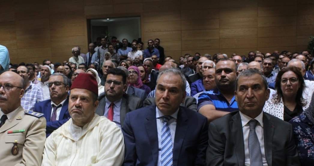 حضور الأستاذ بوشعيب محب الرئيس الأول لمحكمة الاستئناف بطنجة لحفل الاستماع لخطاب العرش 1 IMG 20190730 WA0038