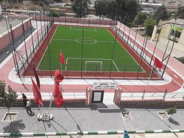 تازة:أخيرا افتتاح ملعب للقرب بعد تدشينه مرتين 1 received 1088617731474120