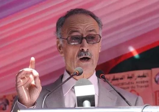 المكتب المركزي لفدرالية النقابات الديمقراطية ينعي كافة المناضلين و المناضلات في وفاة القائد عبد الرحمان العزوزي 1 IMG 20190906 WA0030