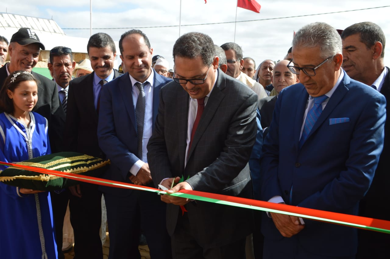 سطات: العامل أبو زيد يدشن ويعطي الانطلاقة لعدد من المشاريع التنموية بمناسبة ذكرى المسيرة الخضراء 1 IMG 20191105 WA0080