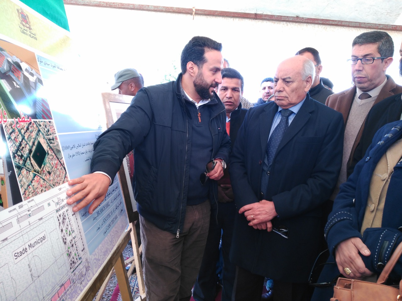 تاوريرت إعطاء انطلاق أشغال مدرستين جماعيتين وتهيئة الملعب البلدي بالعيون 1 IMG 20191116 WA0089