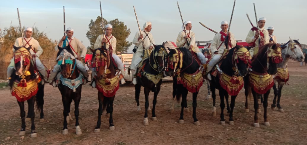 المهرجان الربيعي الثراثي لفن التبوريدا ببلدية الحنشان إقليم الصويرة. 1 IMG 20200216 WA0009