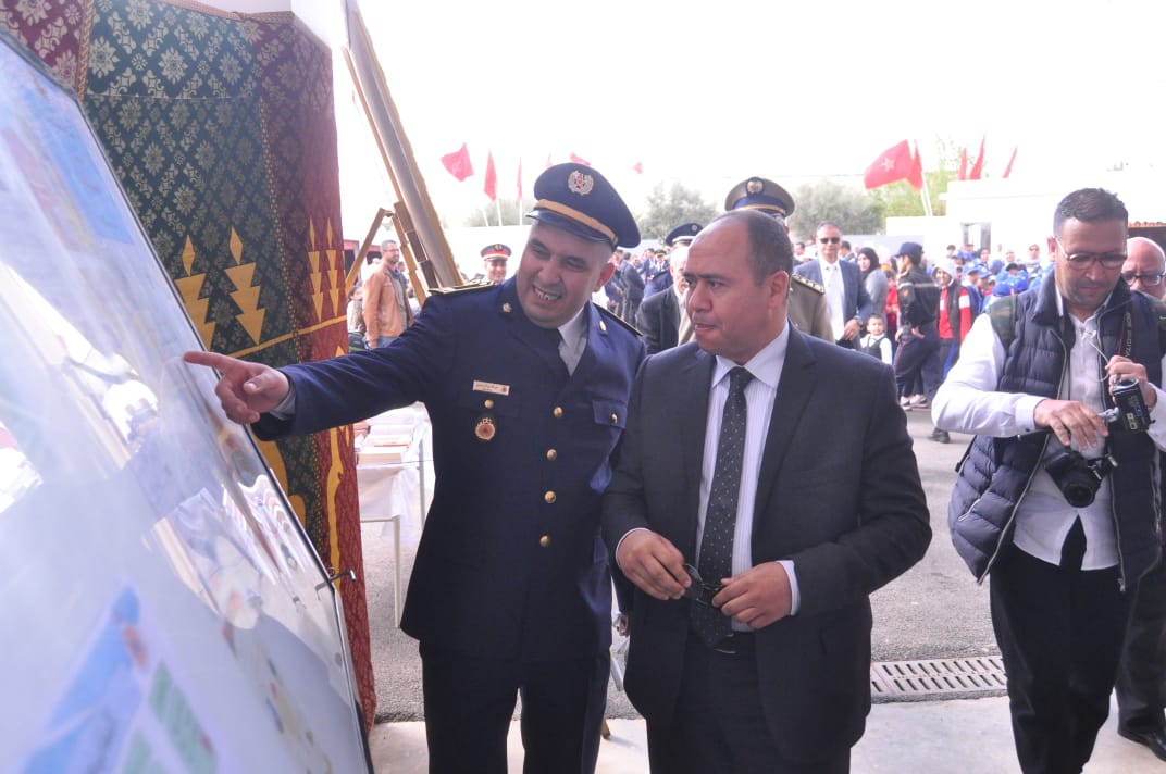 عامل الخميسات يحضر مناسبة تخليد اليوم العالمي للوقاية المدنية 1 IMG 20200302 WA0053