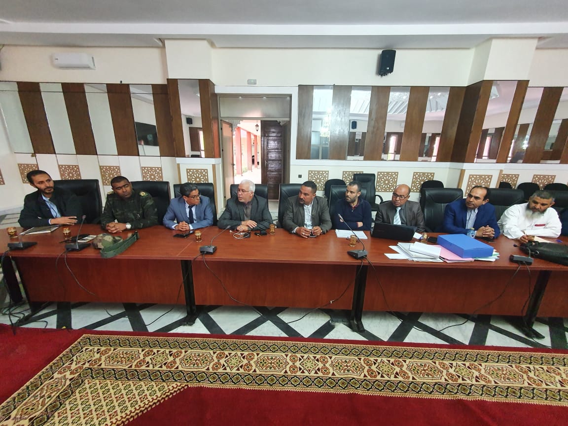 تنفيذا لقرار الحكومة، جماعة تسلطانت..تعقيم المؤسسات العامة والخاصة ( صور ) 1 IMG 20200316 WA0180