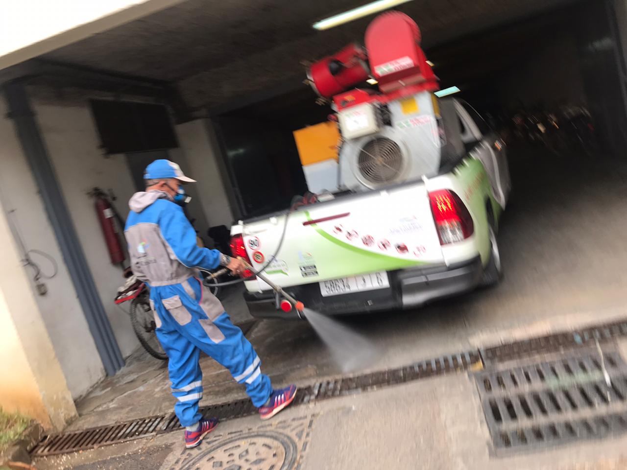 إجراءات وقائية ضد وباء كورونا بعمالة مقاطعة الحي الحسني 1 IMG 20200318 WA0050