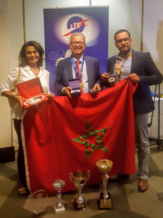 رغم ظروف انتشار وباء كورونا المغرب يحرز على ثلاث ميداليات ذهبية في المعرض الدولي للاختراعات والابتكارات التكنولوجية (أرخميدس) بروسيا 1 IMG 20200329 WA0074