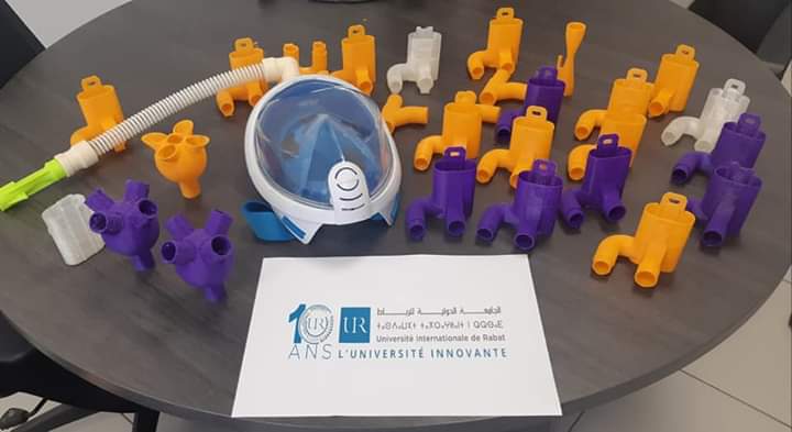 الجامعة الدولية للرباط تزود عدة مستشفيات مغربية بخمسة آلاف كمامة نوعية 1 FB IMG 1586255567961