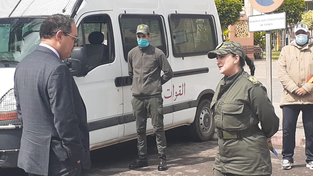 العامل أبو زيد .. يقود زيارات بشوارع مدينة سطات ومستشفى الحسن الثاني. 1 IMG 20200401 WA0090