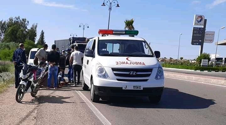 مؤلم……حادثة سير مروعة ترسل شخصين في حالة خطيرة إلى المستشفى الجهوي ببني ملال. 1 IMG 20200512 WA0004