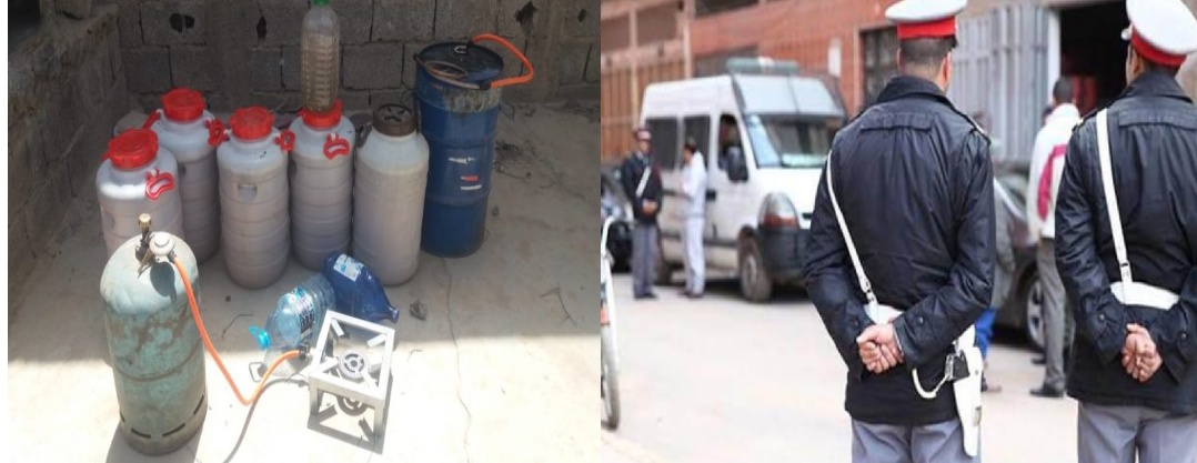 الفقيه بن صالح : "درك أولاد عياد" يفكك مصنع سري لتقطير وصناعة مسكر ماء الحياة…!! 1 IMG 20200609 WA0070