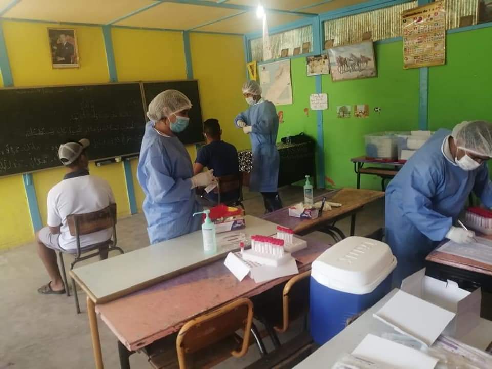 أفورار : إجراء تحاليل مخبرية للكشف عن فيروس كورونا لمخالطي الحالتين المصابتين ببني عياط 1 IMG 20200811 WA0039