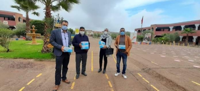 تنظيم حملة تحسيسية توعوية من طرف جمعية الحمامة البيضاء بآيت اورير. 1 IMG 20201024 WA0029