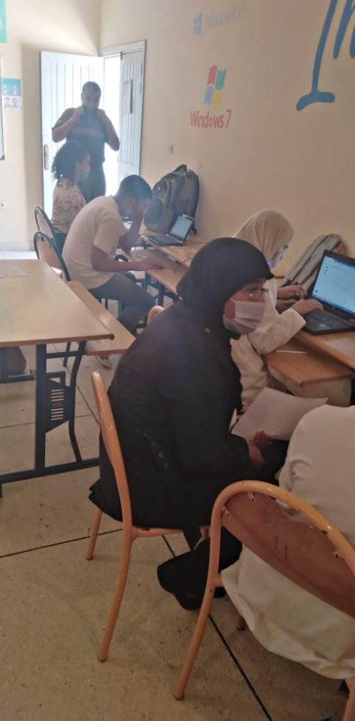 تجريب تقني لمنصة التوجيه الرقمية ببوجدور 4 IMG 20201203 WA0178