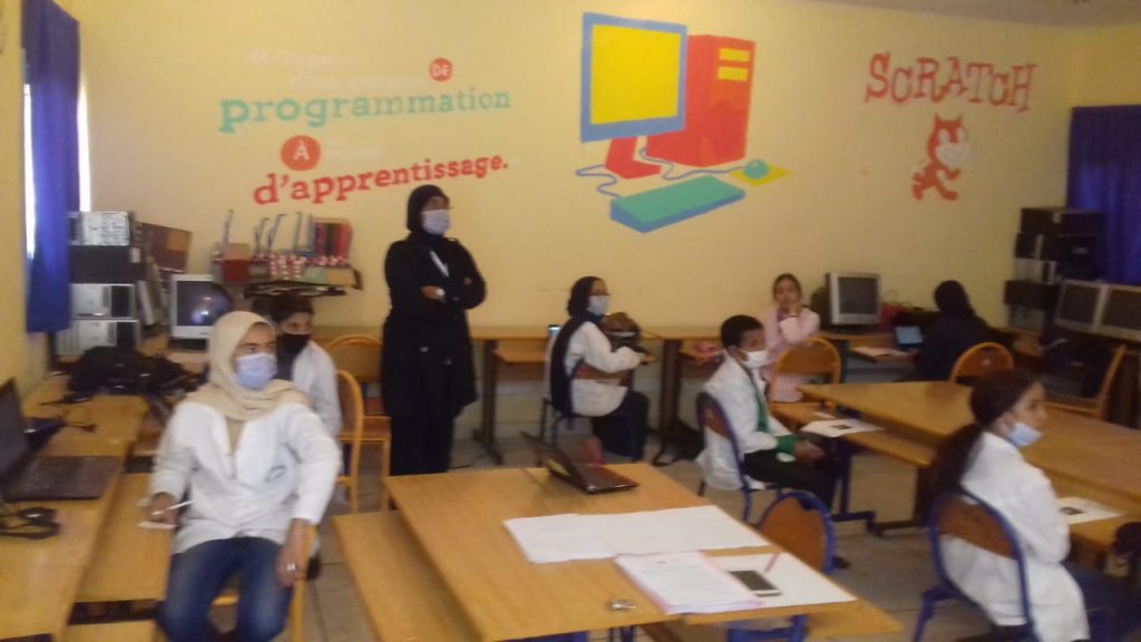 تجريب تقني لمنصة التوجيه الرقمية ببوجدور 8 IMG 20201203 WA0181