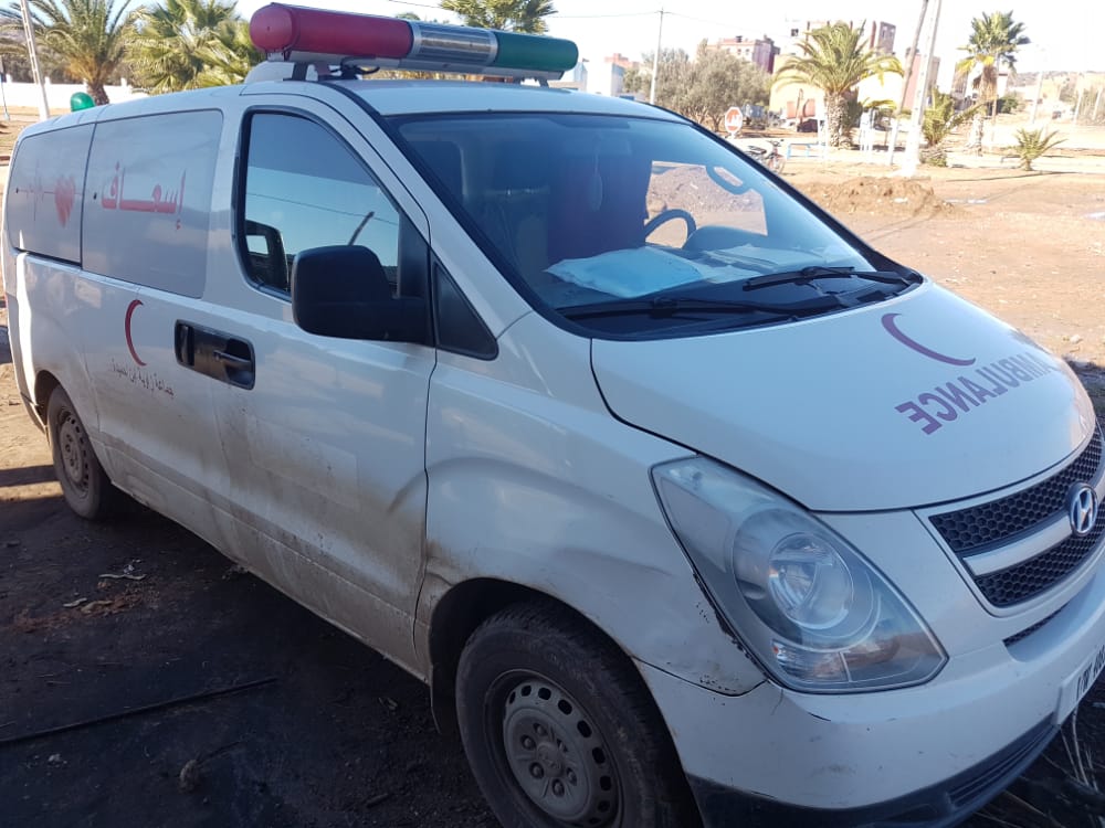 سيارة الإسعاف بجماعة زاوية إبن احميدة إقليم متوقفة لمدة تفوق أربعة أيام ورئيس المجلس الجماعي لايريد التدخل لاصلحها. 1 IMG 20201206 WA0014