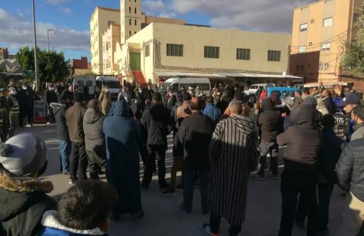 تاوريرت… منع مسيرة احتجاجية لعمال منجم تيغمي المنظمة بالموازات مع الندوة الصحفية ( بلاغ) 3 IMG 20201213 WA0011