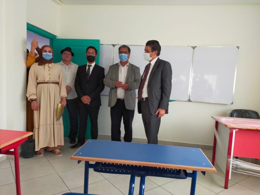 تيفلت...رئيس المجلس الجماعي يشرف على افتتاح مؤسسة خصوصية نموذجية 9 IMG 20210715 WA0119