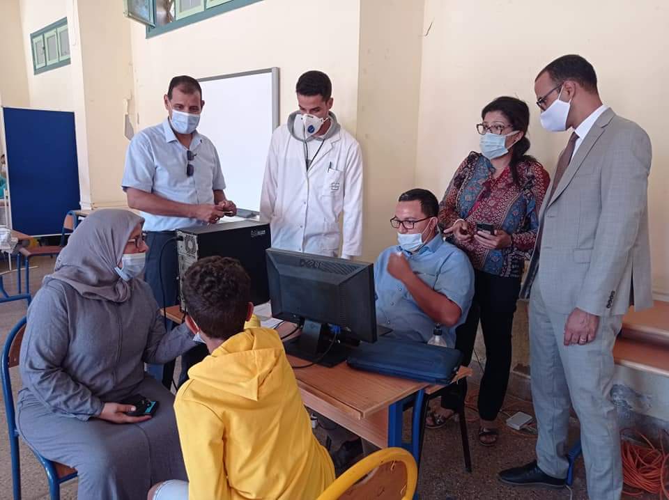 مديرية التعليم بسطات تنخرط بشكل موسع في عملية تلقيح تلاميذ الفئة العمرية المتراوحة مابين 12 و 17 سنة. 1 IMG 20210831 WA0076