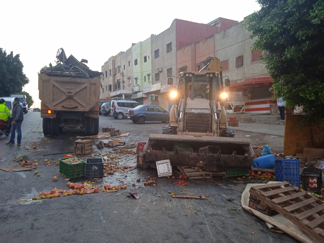 شكايات تعجل بتدخل سلطات سطات لتحرير شارع حلب من الباعة الجائلين . 1 IMG 20211028 WA0079