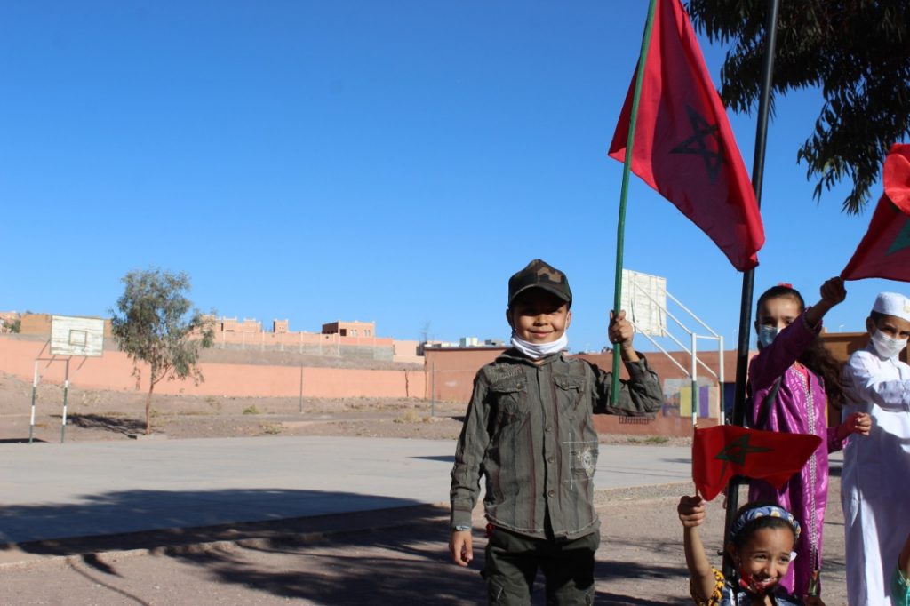 مؤسسة أسماء بنت أبي بكر بمدينة ورزازات تخلد الذكرى 46 لروح المسيرة الخضراء المظفرة 2 IMG 20211106 WA0019