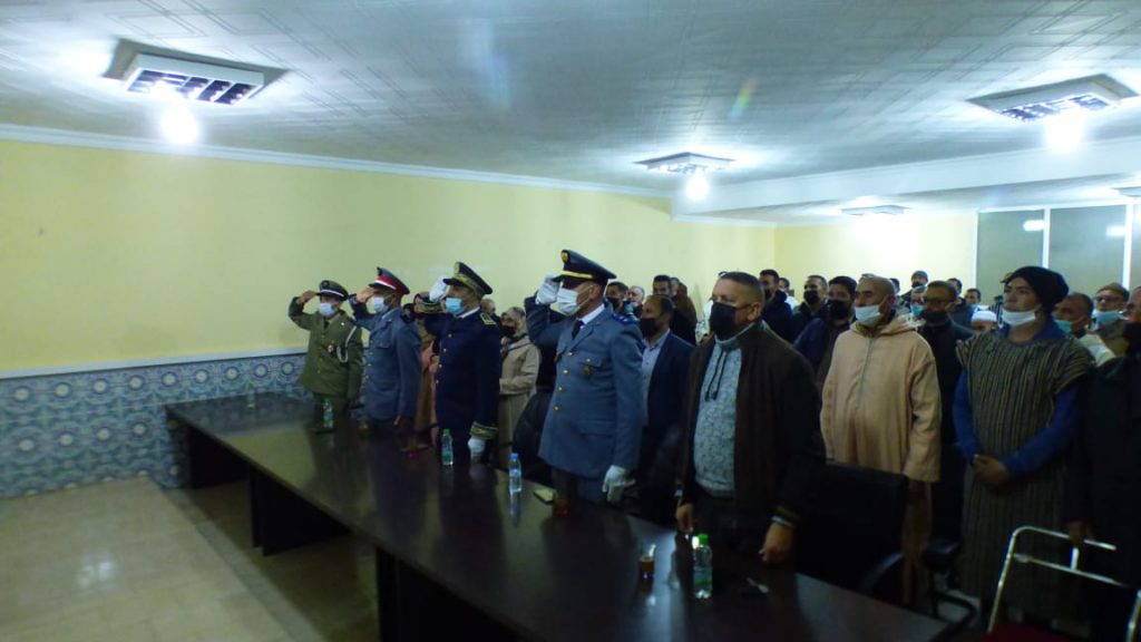 أيت إسحاق…..حفل الإنصات لخطاب صاحب الجلالة الملك محمد السادس نصره الله بمناسبة الذكرى الستة والأربعين لانطلاق المسيرة الخضراء المظفرة. 6 IMG 20211106 WA0259