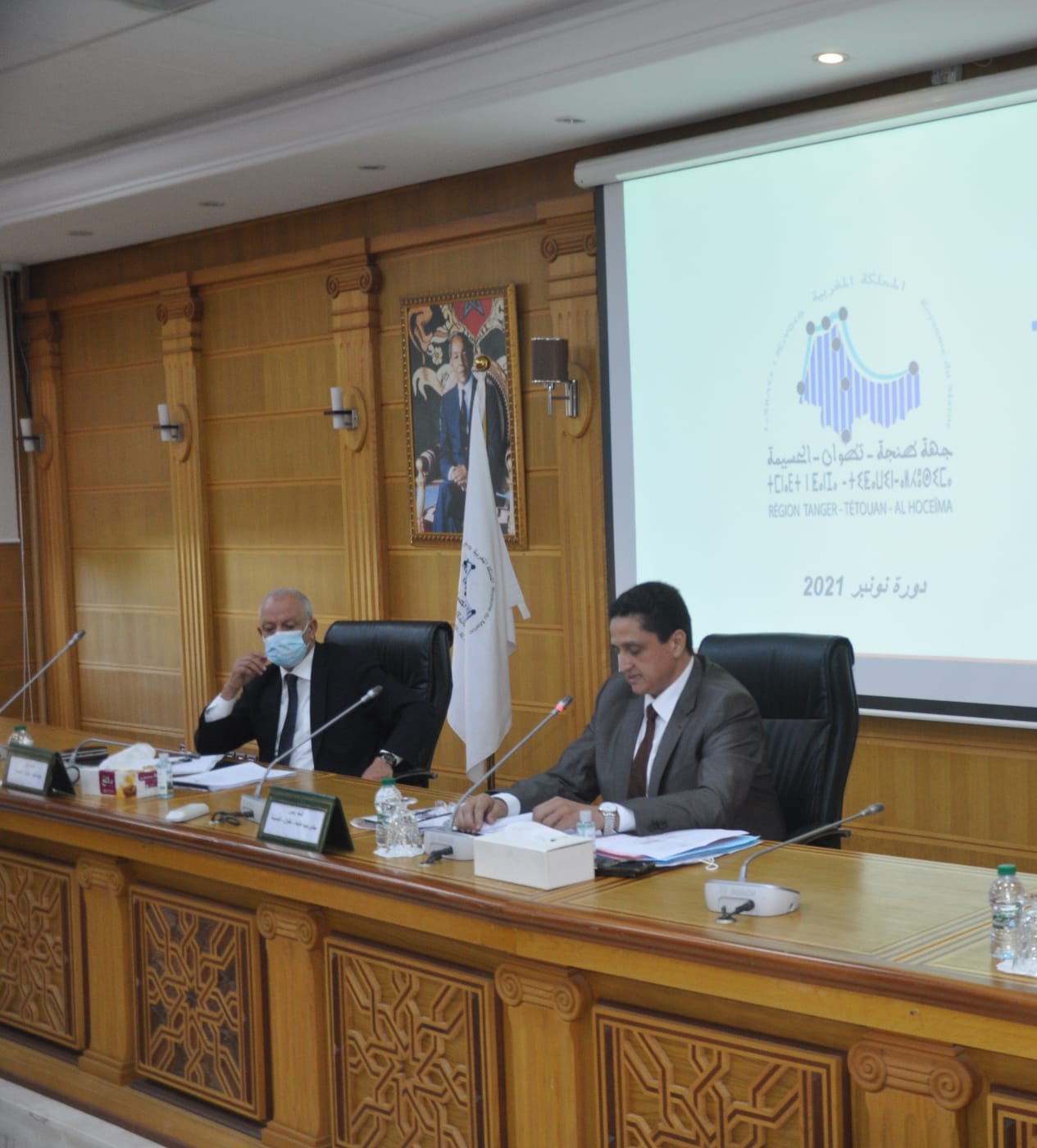 عمر مورو رئيس مجلس جهة الشمال يدعو الأعضاء إلى التحلي بروح المبادرة والمقاولة 1 IMG 20211112 WA0044