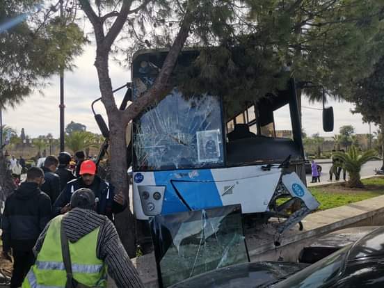 حادثة خطيرة لحافلة نقل عمومي بفاس. 1 IMG 20220111 WA0025